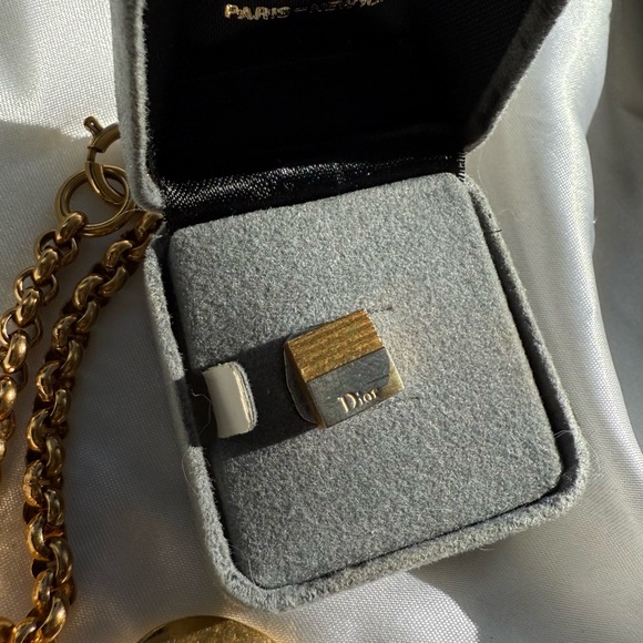 Authentic Christian Dior Neck Tie Pin Clip Clasp - Picture 12 of 14